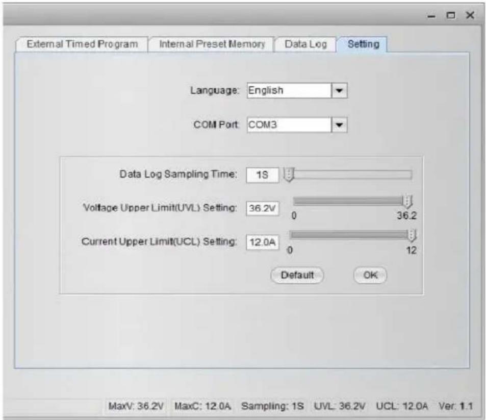 PeakTech 1570 - Setting - 1