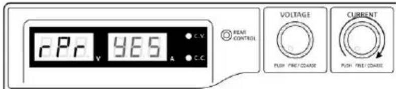 PeakTech 1570 - To reset the 3 preset output P1/P2/P3 to factory setting - 3