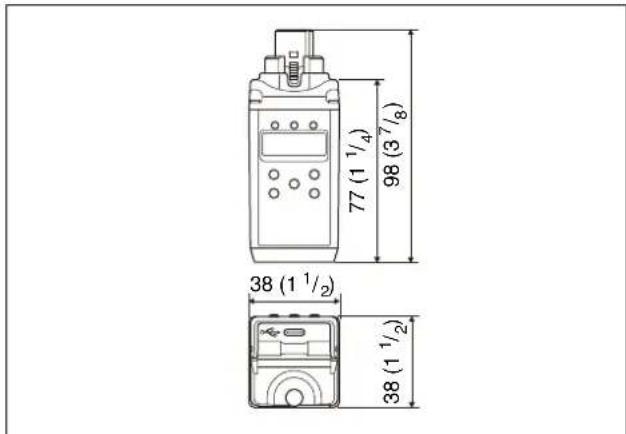 SONY URXP41D - Dimensions - 1