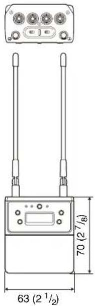SONY URXP41D - Dimensions - 1