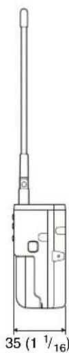 SONY URXP41D - Dimensions - 2