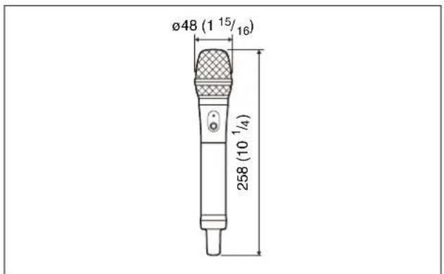 SONY URXP41D - Dimensions - 1