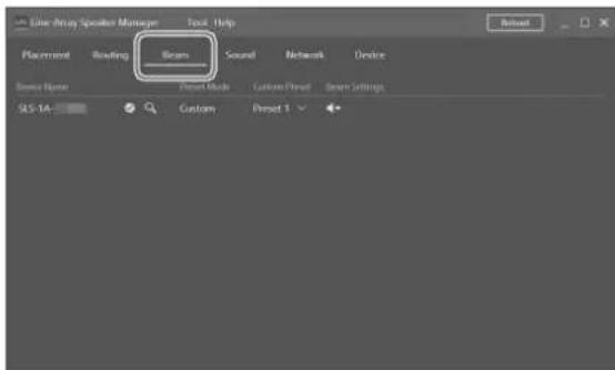 SONY SLS1A - Beam tab - 1