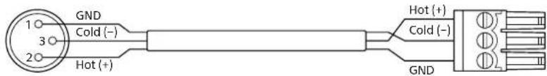 SONY SLS1A - Wiring examples with an analog audio device - 1