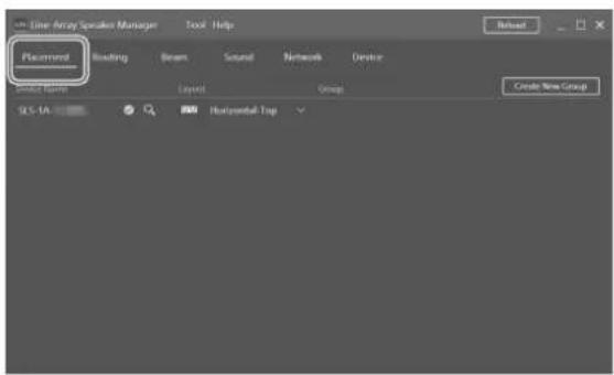 SONY SLS1A - Placement-Registerkarte - 1