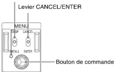 SONY HDRC4000 - Modification des réglages à l'aide du menu - 1