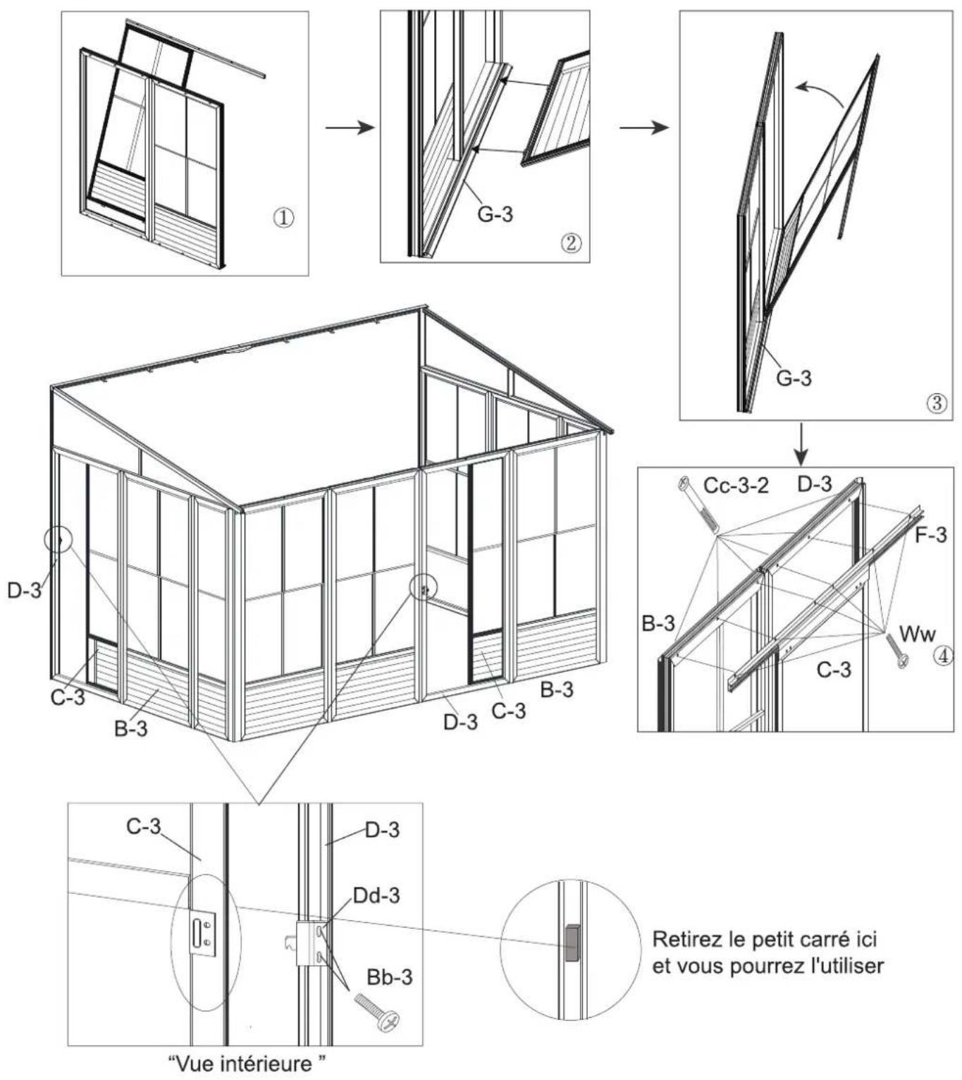 Gazebo Penguin W161012 - Étape 10 - 9