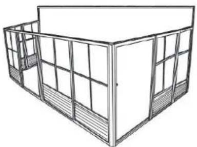 Gazebo Penguin W161012 - STRUCTURE: - 3