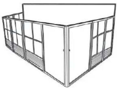 Gazebo Penguin W161012 - STRUCTURE: - 4