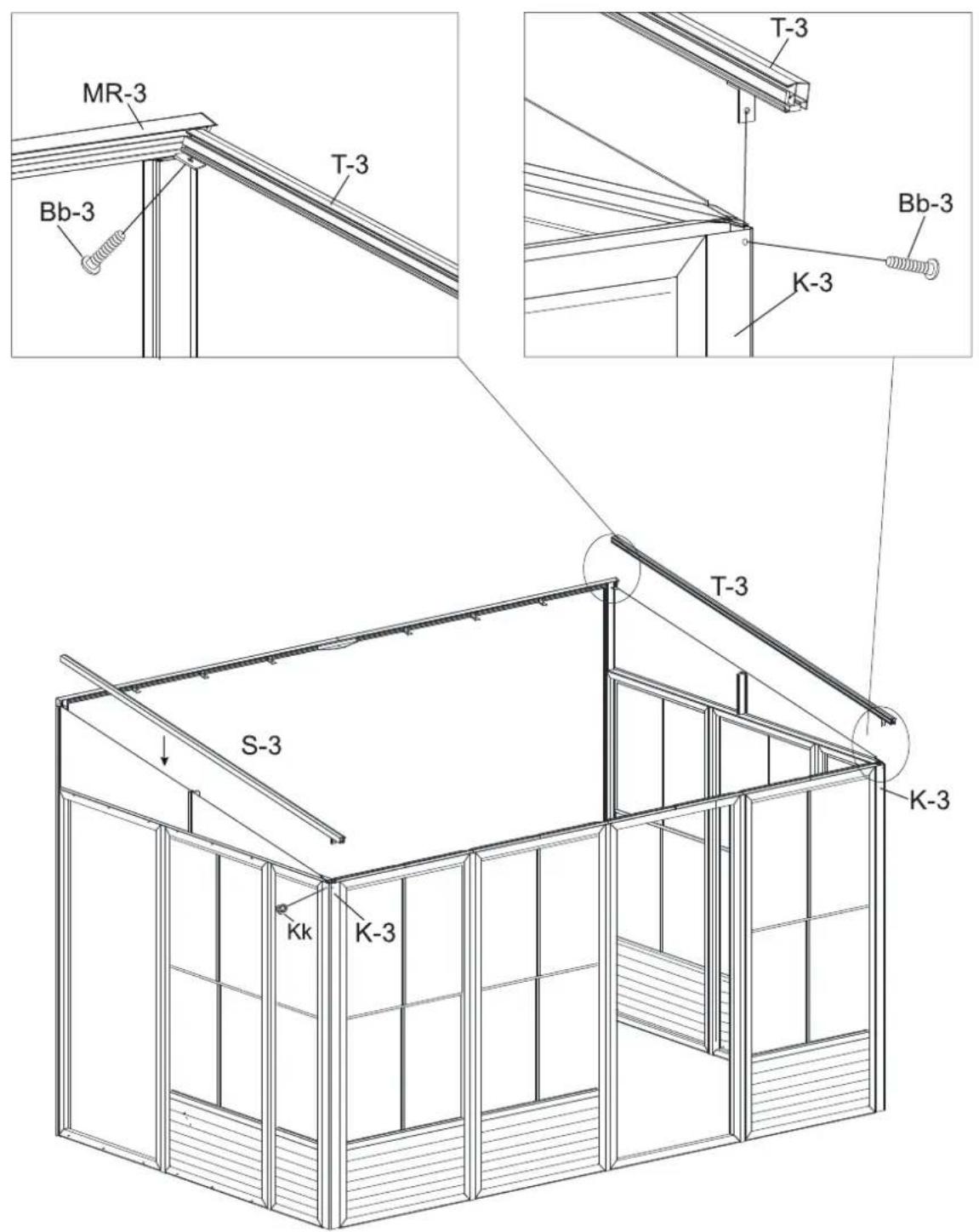 Gazebo Penguin W161012 - Étape 8 - 4