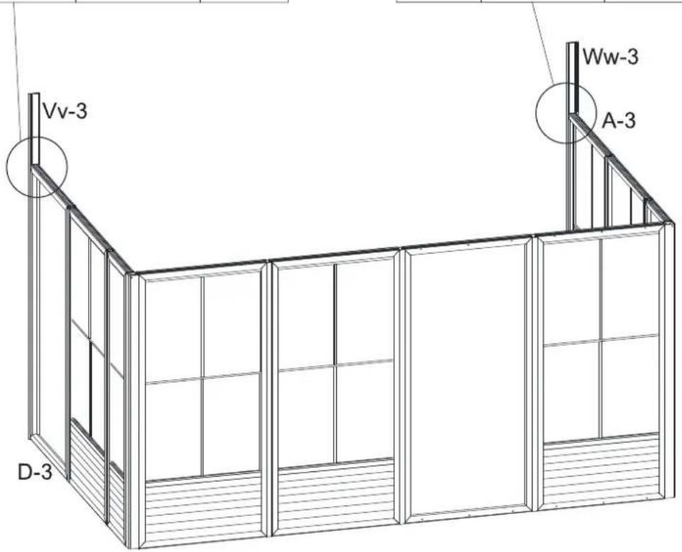 Gazebo Penguin W161012 - REMARQUE: - 7
