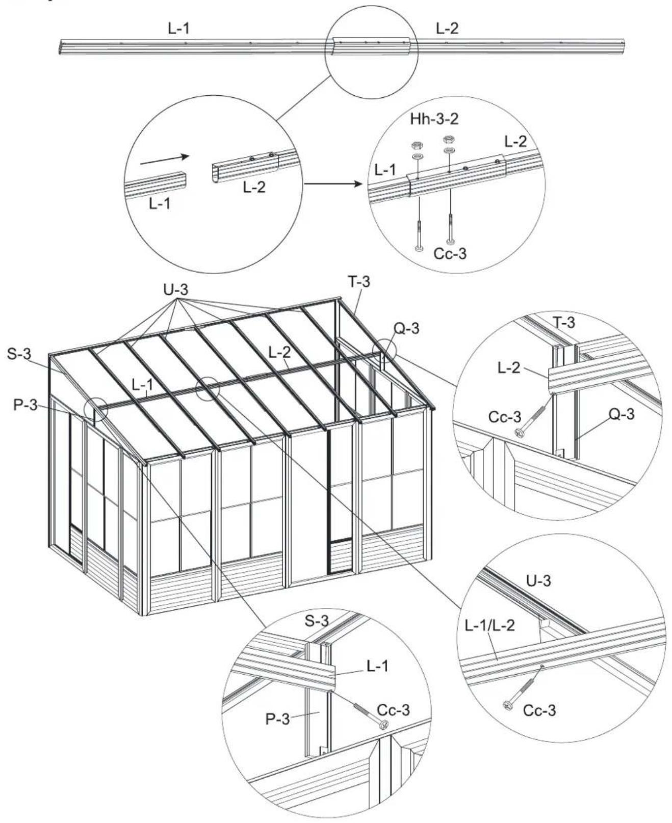 Gazebo Penguin W161012 - Étape 10 - 11