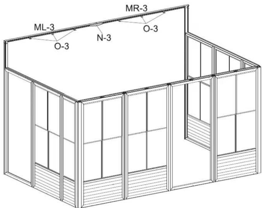 Gazebo Penguin W161012 - REMARQUE: - 11