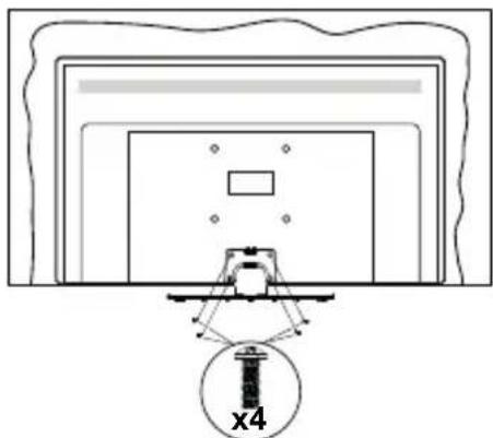 PANASONIC TX40MS490E - Montar o pedestal - 3