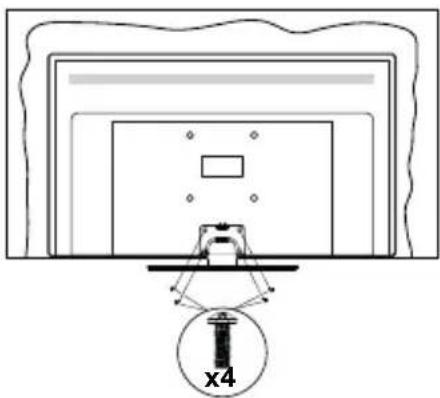 PANASONIC TX40MS490E - Montaggio del piedistallo - 3