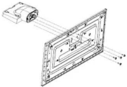 PANASONIC TX40MS490E - Montaje del pedestal - 1