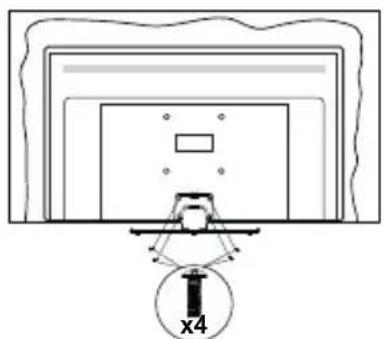 PANASONIC TX40MS490E - Сглобяване на пиедестала - 3