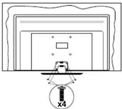 PANASONIC TX40MS490E - Het voetstuk assembleren - 3