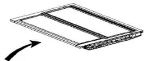 HAIER HTW5620CNMG - Vikbart hyllplan - 1