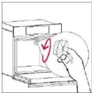 ROSIERES RO6 H5TB3YTX - Changement de l'ampoule du haut : - 2