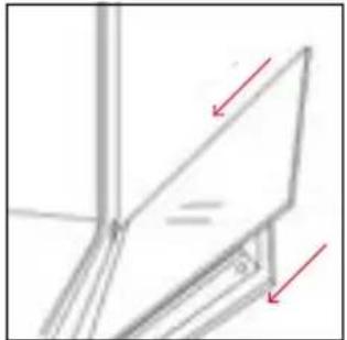 ROSIERES RO6 H5TB3YTX - OUTSIDE THE OVEN: removal and cleaning the glass door - 8