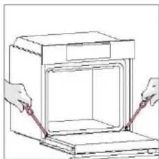 ROSIERES RO6 H5TB3YTX - ALL'ESTERNO DEL FORNO: rimozione e pulizia dello sportello di vetro - 9