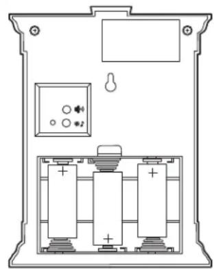 NuTone LA553WH - INSTALE LAS BATERías DEL TIMBRE - 2