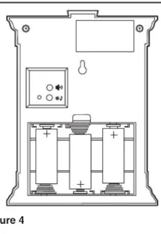 NuTone LA553WH - INSTALLATION DES PILES DU CARILLON - 2
