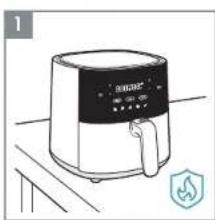 ELECTROLUX EAF5CG - Airfryer - 6
