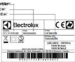 ELECTROLUX EAF5CG - VEVOSZOLGALAT ES SZERVIZ - 1