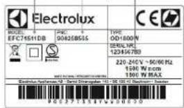 ELECTROLUX EAF5CG - ASIAKASPALVELU - 1