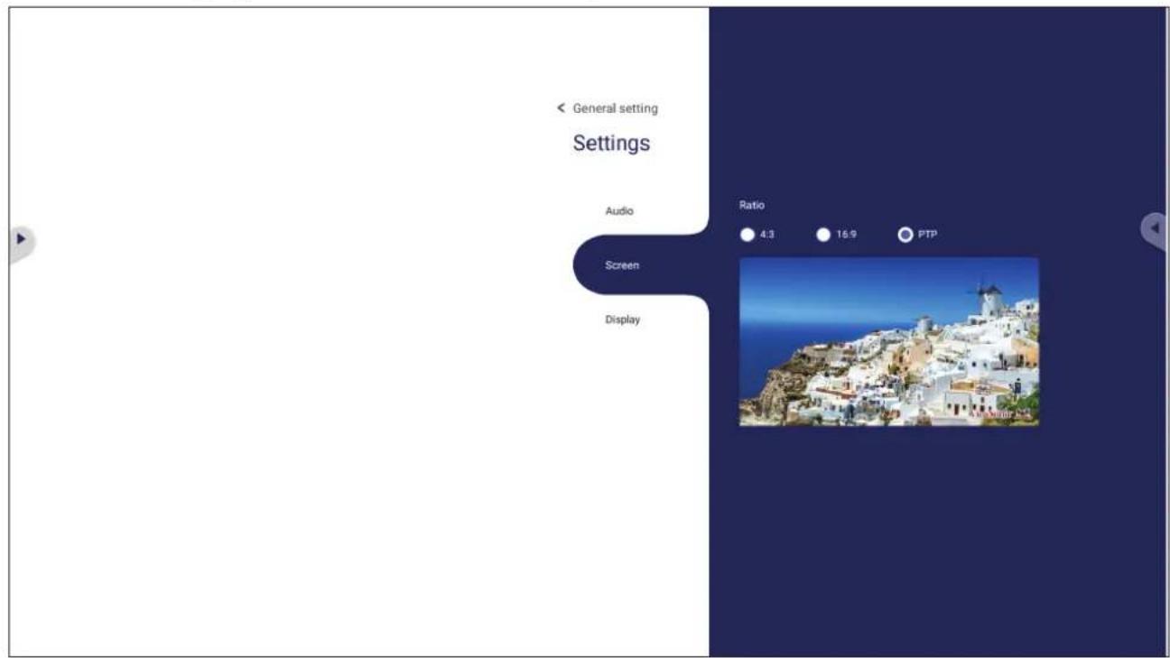 VIEWSONIC 75505 - Screen Settings (Paramètres de l'écran) - 1