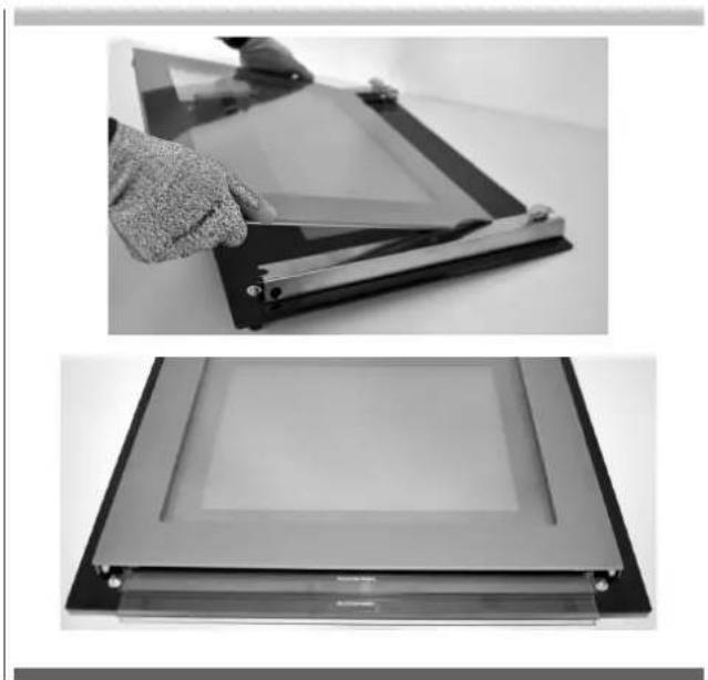 NODOR NorChef PO 6601 MB - EN 28 - How to remove the inner glass of the "FULL GLASS" panoramic door - 2