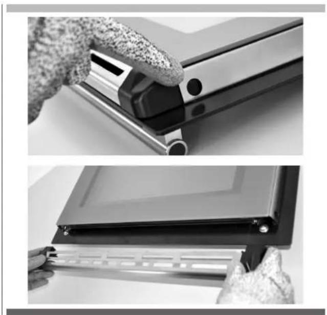 NODOR NorChef PO 6601 MB - EN 28 - How to remove the inner glass of the "FULL GLASS" panoramic door - 1