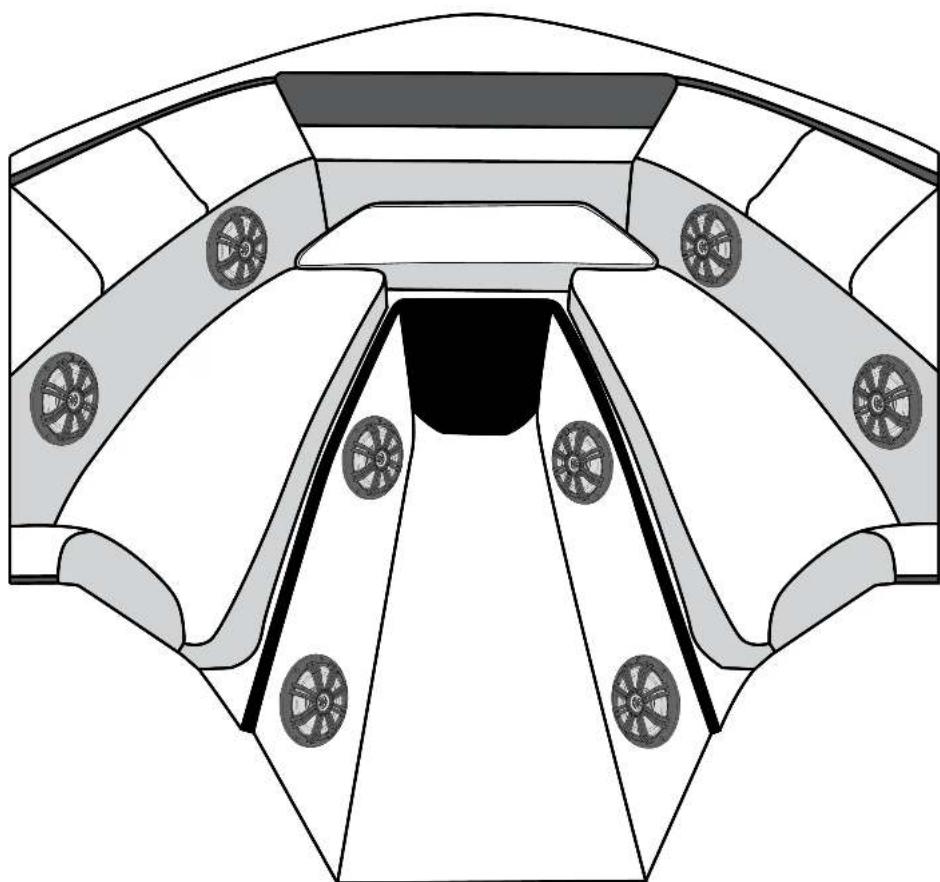KICKER 48KMXL65 - Secure speaker to desired location. Possible locations for KMXL Coaxial Speaker Mounting - 2