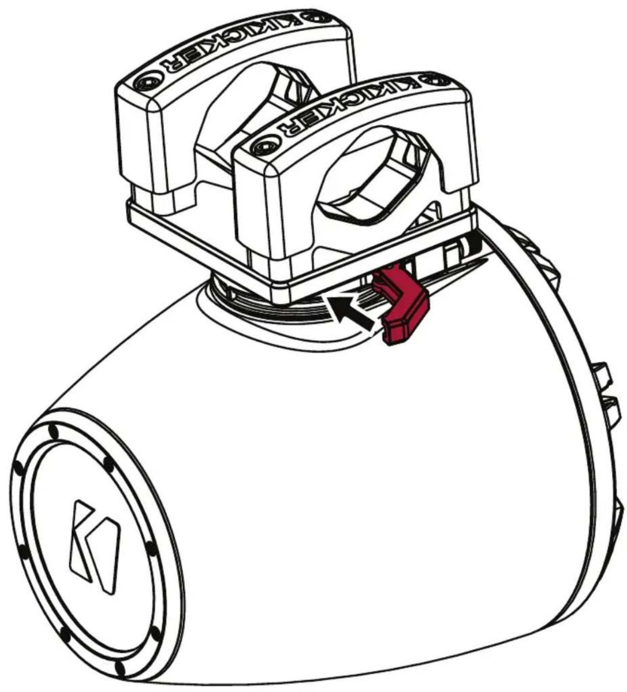 KICKER 44KMTC9 - ohms - 4