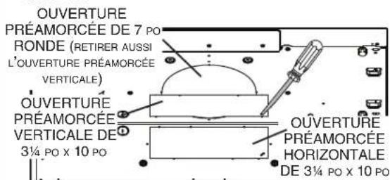 Venmar Chef VCQDD130BLS - INSTALLATION AVEC CONDUITS SEULEMENT - 1