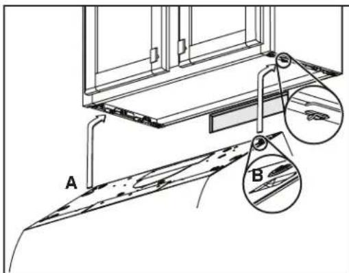 Venmar Chef VCQDD130BLS - INSTALLATION POUR ÉVACUATION HORIZONTALE SEULEMENT - 1