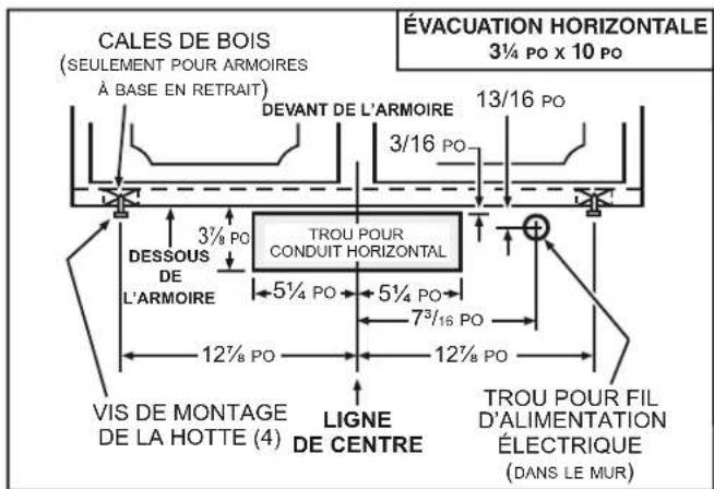 Venmar Chef VCQDD130BLS - INSTALLATION AVEC CONDUITS SEULEMENT - 3