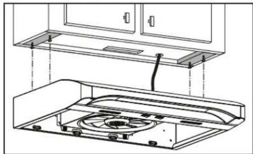 Venmar Chef VCQDD130BLS - Install the Hood (Standard Installation) - 1