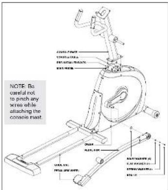 Horizon Fitness CE5.2 - ASSEMBLY STEP 3 ASSEMBLY STEP 4 - 1
