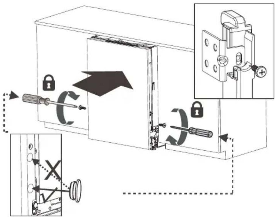 EDESA EDB6241I SL - Schritt 2. Abmessungen und Anbringen der Verkleidung - 6
