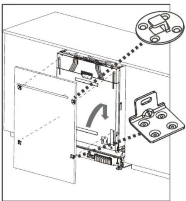 EDESA EDB6241I SL - Paso 2. Dimensiones e instalación del panel estético - 3