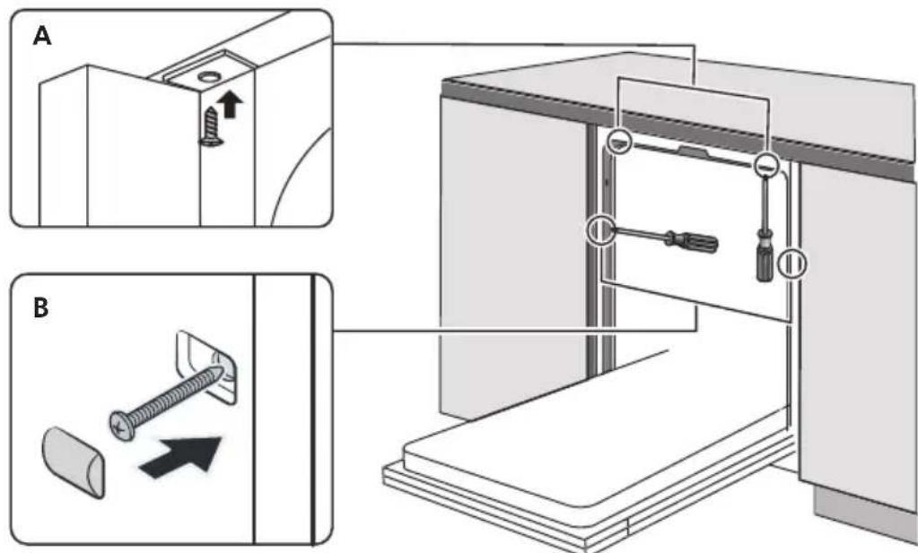 EDESA EDB6241I SL - Step 3. Dishwasher installation steps - 2