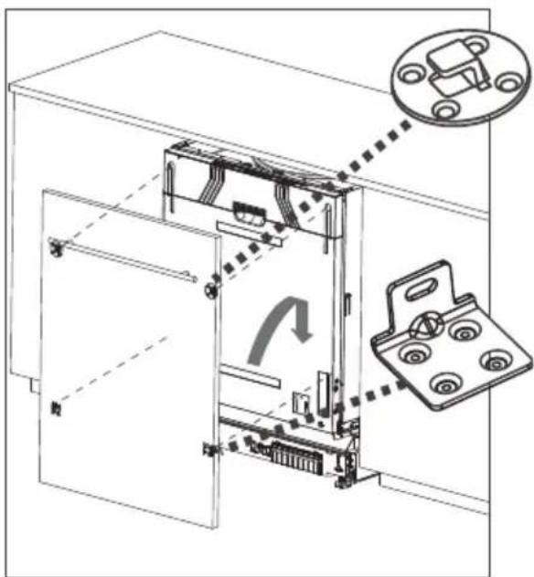 EDESA EDB6241I SL - Schritt 2. Abmessungen und Anbringen der Verkleidung - 3