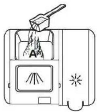 EDESA EDB6241I SL - Réglage du bac à produit de rinceage - 4