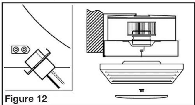 Air King BFQL50 - CAUTION: FAILURE TO SECURE THE REFLECTOR BOLT MAY RESULT IN A RATTLING OR HUMMING NOISE. - 1