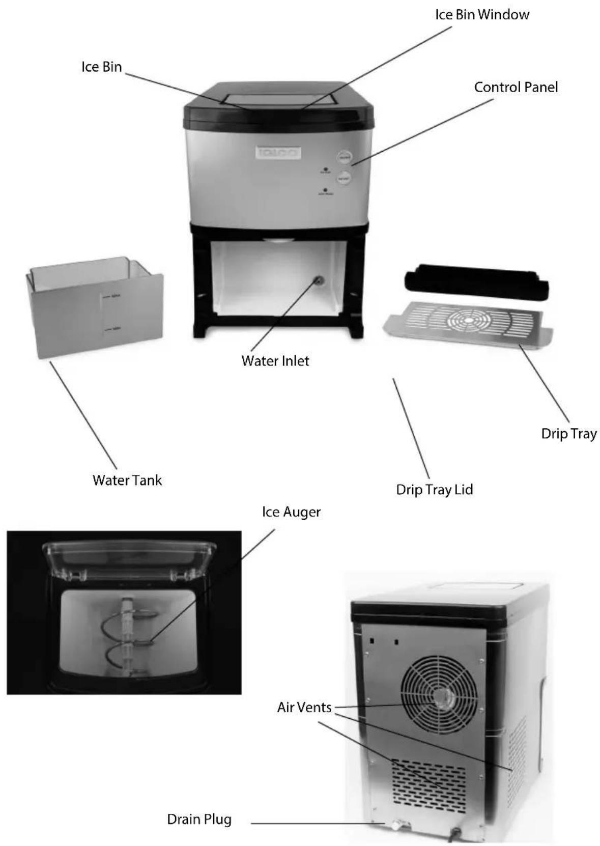 Igloo IGLICEND40SS - PARTS & ASSEMBLY - 1