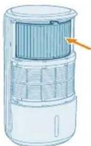 PHILIPS AC3420 - Puhdistussuodattimen pinnan puhdistaminen - 5