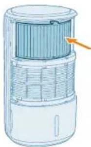 PHILIPS AC3420 - Replacing the purification filter - 5